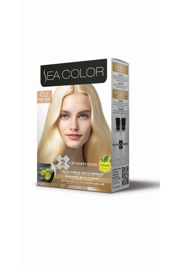رنگ مو اورجینال برند Sea color کد 814579211