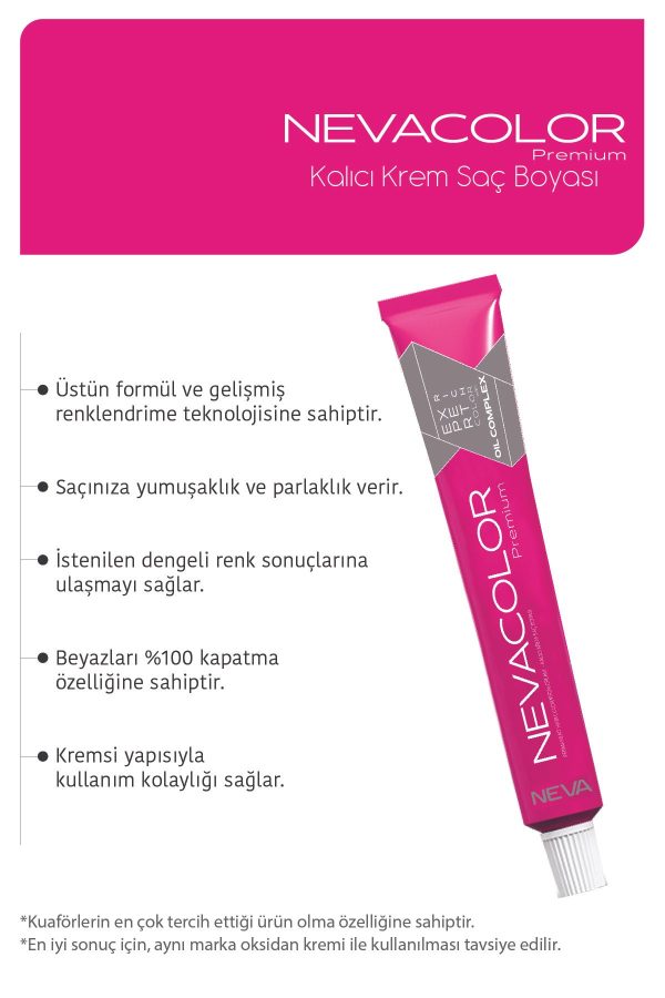 رنگ مو اورجینال برند Nevacolor premium کد 806374465 - Image 2