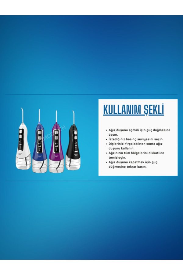 مسواک برقی اورجینال برند Waterpulse مدل Kablosuz Pro V580 کد 382798653 - Image 5