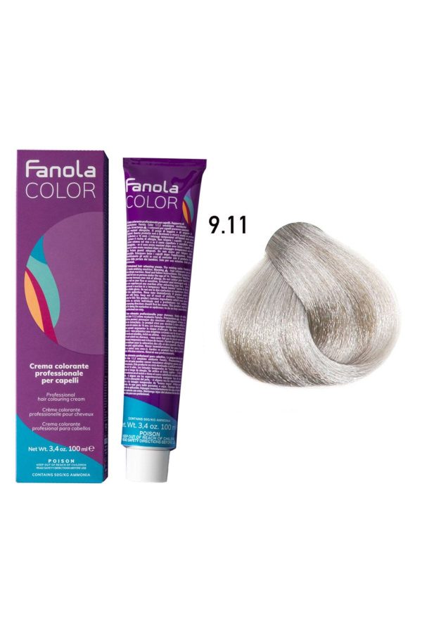 رنگ مو اورجینال برند Fanola مدل Yoğun Küllü Çok Açık Kumral کد 32785159
