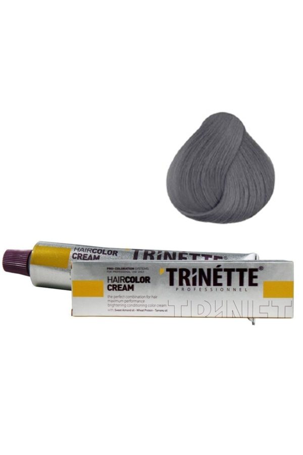 رنگ مو اورجینال برند Trinette مدل Silver Gray کد 75170701