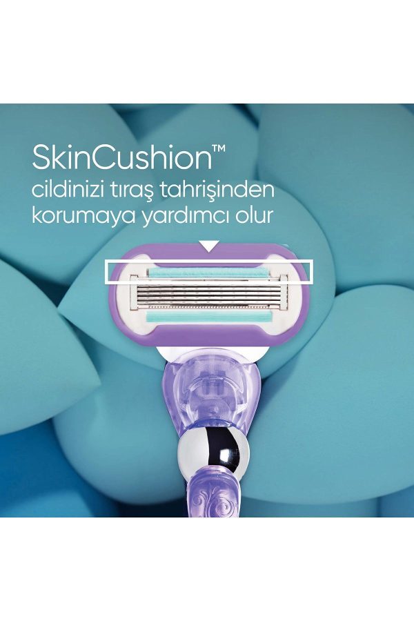 ژیلت و ریش تراش اورجینال برند Gillette venus مدل Extra Smooth Swirl کد 328958 - Image 4