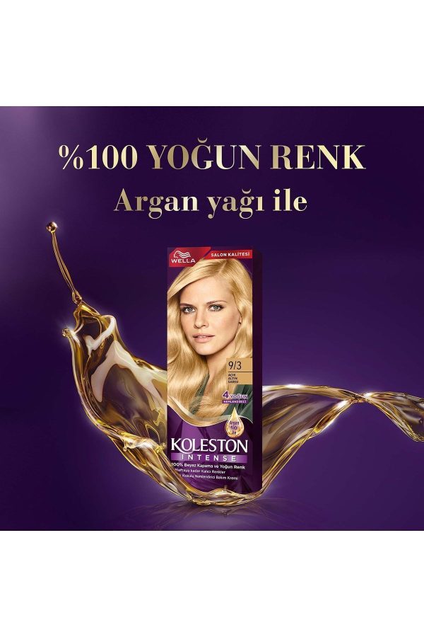 رنگ مو اورجینال برند Wella مدل 9/3 Açık Altın Sarısı کد 734336928 - Image 3