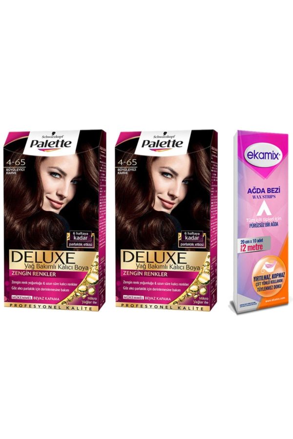 رنگ مو اورجینال برند Palette مدل Deluxe Set Saç Boyası 4-65 کد 89498600