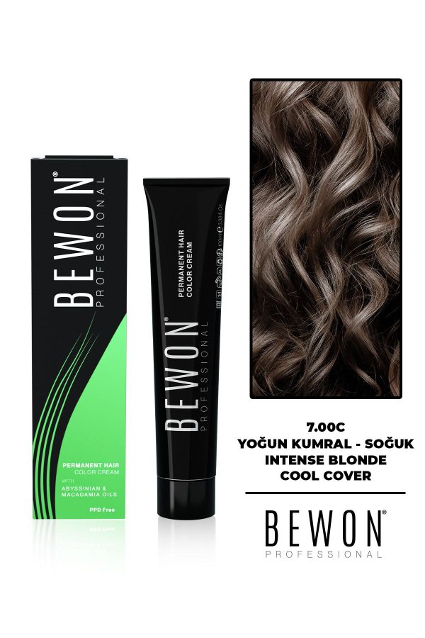 رنگ مو اورجینال برند Bewon مدل Yoğun Kumral - Soğuk 700C کد 774099617
