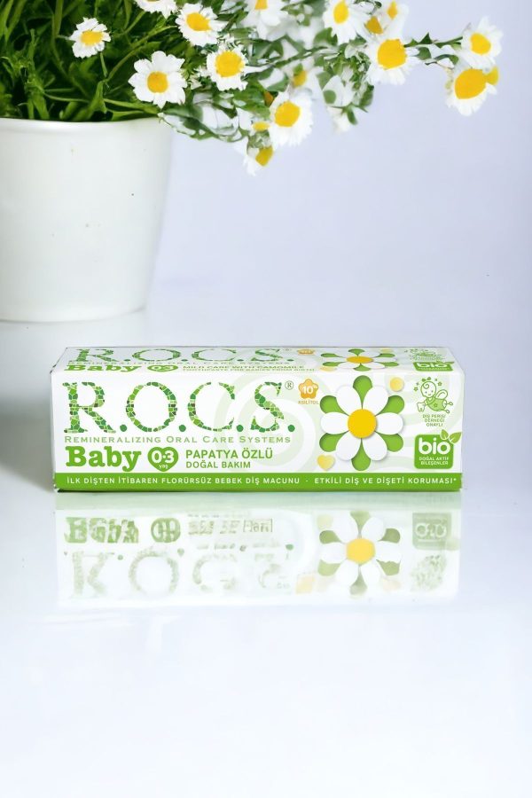 خمیر دندان اورجینال برند R o c s مدل Baby Chamomile Toothpaste (0-3 Years) کد 976070 - Image 2