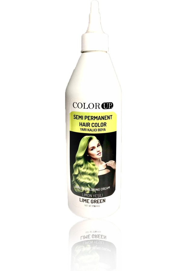 رنگ مو اورجینال برند Color up مدل Semi-Permanent Hair Color Lemon Green کد 82995632