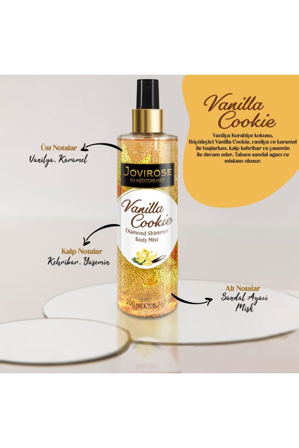 اسپری بدن اورجینال برند Jovirose مدل Vanilla Cookie 200 ml کد 763005748 - Image 2