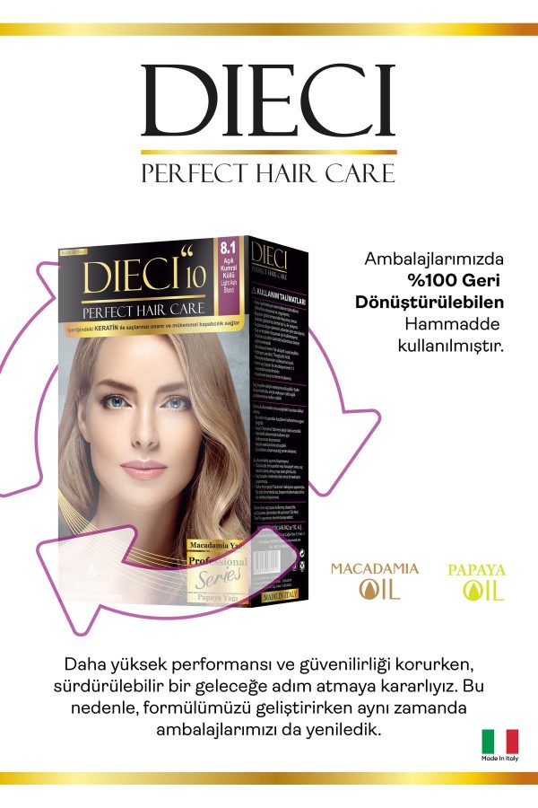 رنگ مو اورجینال برند Dieci کد 830649552 - Image 3