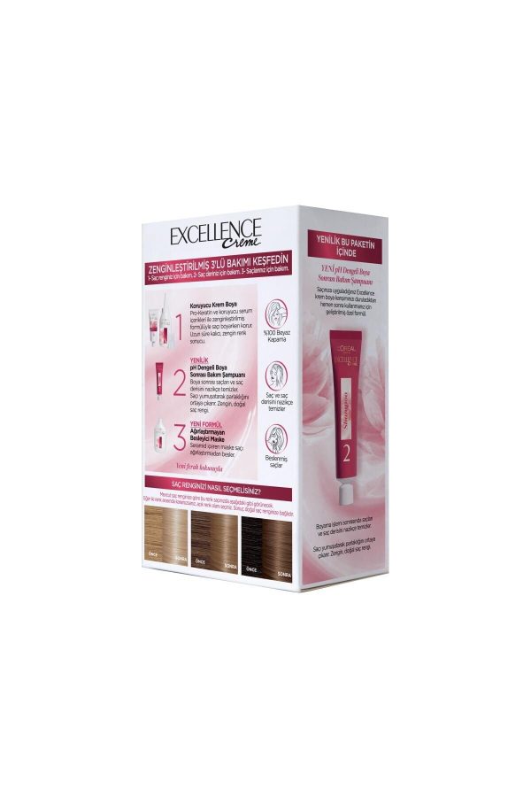 رنگ مو اورجینال برند L oreal paris مدل Imedia Excel 91 کد 824817464 - Image 4