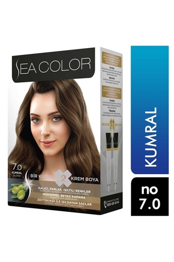 رنگ مو اورجینال برند Sea color کد 31447311