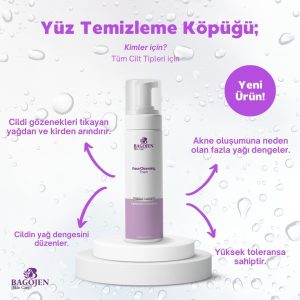 پاک کننده صورت اورجینال برند Bagojen مدل Moisturizing Facial Cleansing Foam 200ML کد 814310646