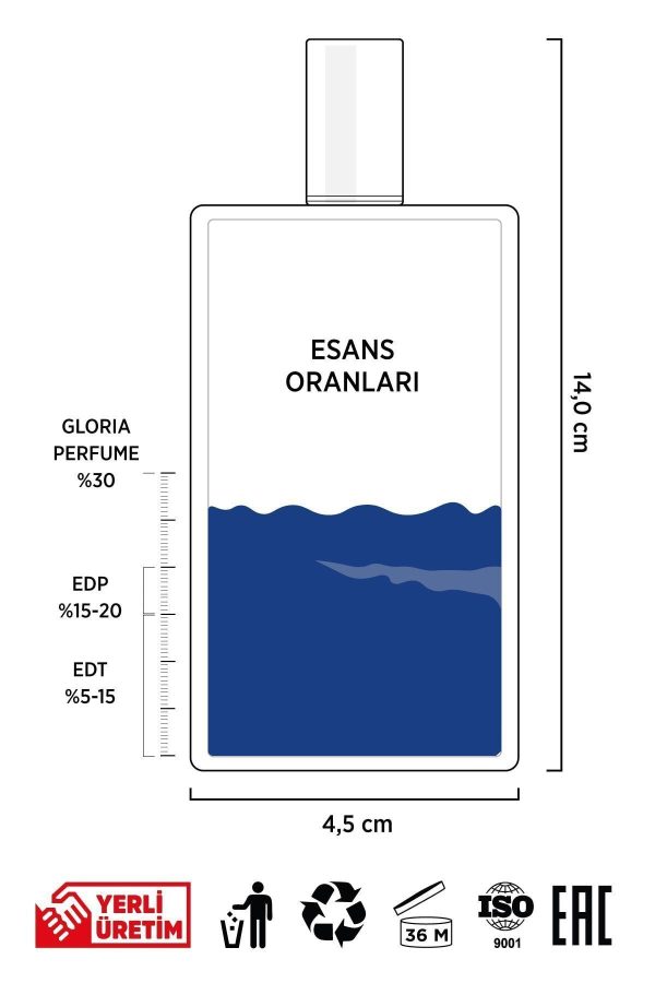 ادکلن اورجینال برند Gloria perfume مدل Eau Fraiche 55 ml Edp کد 96028630 - Image 2