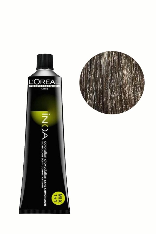 رنگ مو اورجینال برند Inoa مدل Kalıcı 6 Açık Kumral 60ml کد 642570287