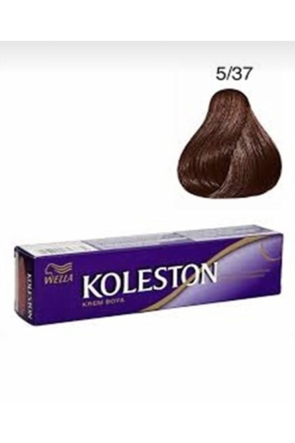 رنگ مو اورجینال برند Wella مدل 5/37 Kışkırtıcı Kahve کد 78981622