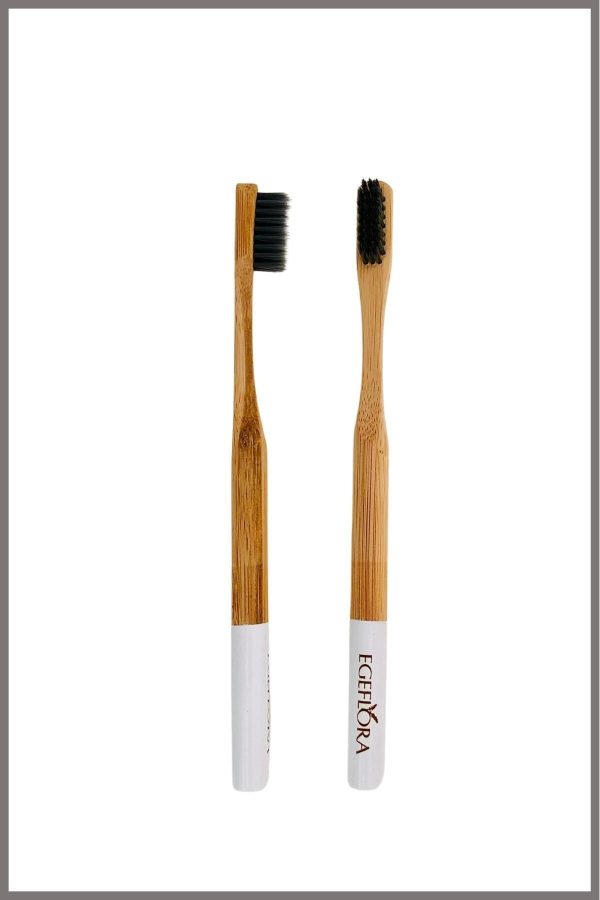 مسواک دستی اورجینال برند Egeflora مدل Bamboo Toothbrush Adult White کد 33024358 - Image 2
