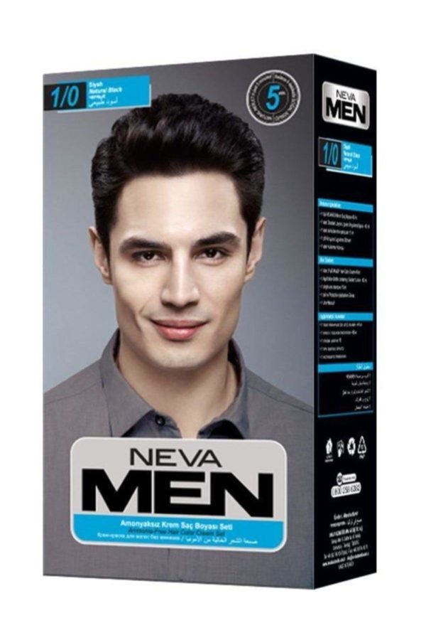 رنگ مو اورجینال برند Neva color مدل Krem Saç Boyası Seti 1/0 کد 31447451 - Image 3