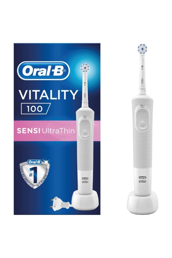 مسواک برقی اورجینال برند Oral b مدل D100 Vitality Sensi Ultra Thin کد 85997560