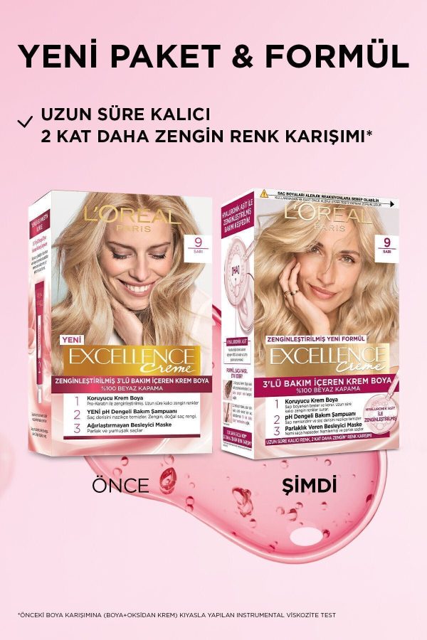 رنگ مو اورجینال برند L oreal paris مدل Excellence Creme کد 1262246 - Image 2