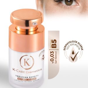 سرم پوست اورجینال برند K k care cosmetics مدل **RETINOL SERUM – ANTI-AGING** کد 799477987