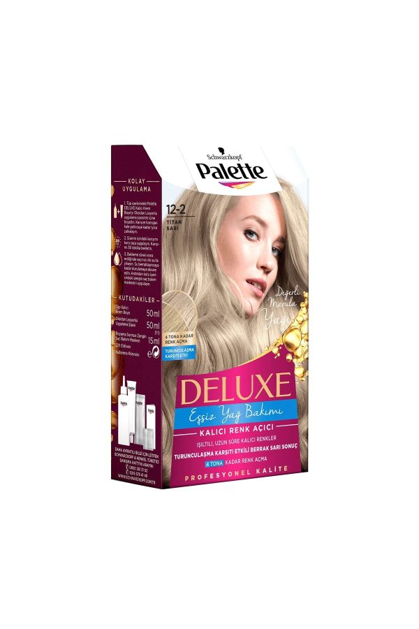 رنگ مو اورجینال برند Palette مدل Deluxe Saç Boyası 12-2 کد 220331202