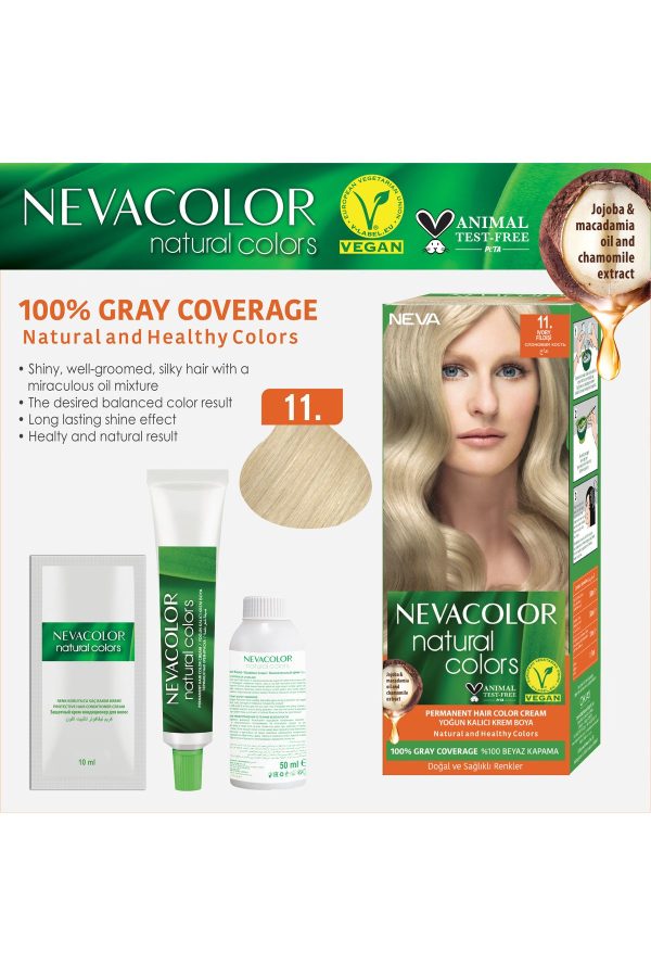 رنگ مو اورجینال برند Neva color کد 816047903 - Image 2