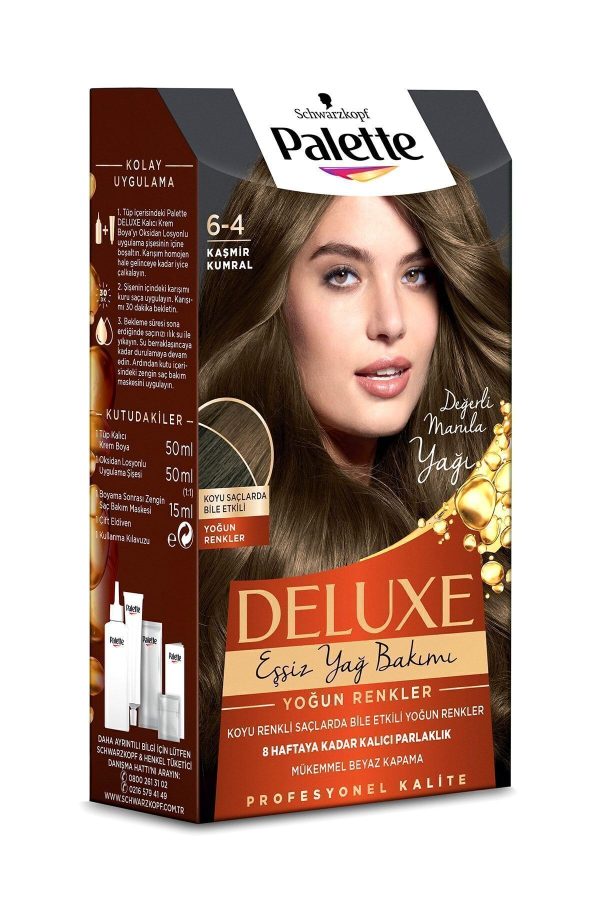 رنگ مو اورجینال برند Palette مدل DELUXE SAÇ BOYASI YOĞUN RENKLER کد 41271284 - Image 3