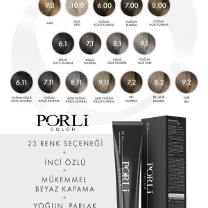 رنگ مو اورجینال برند Porli کد 806169704