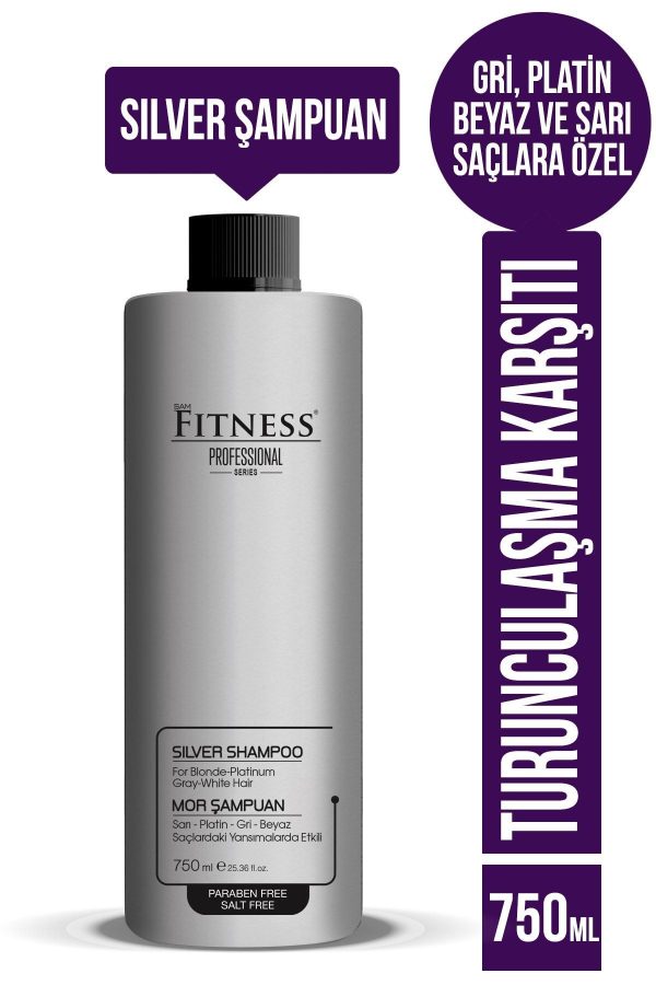 شامپو اورجینال برند Fitness professional مدل Fitness Professional Silver Mor Shampoo کد 33862645