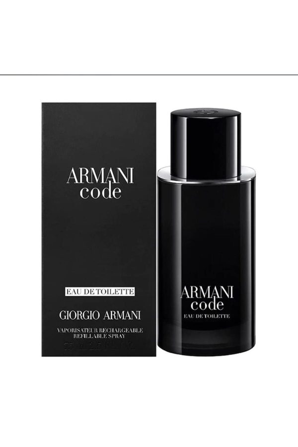 ادکلن اورجینال برند Giorgio armani مدل Code Refillable Edt 75 ml کد 741562504
