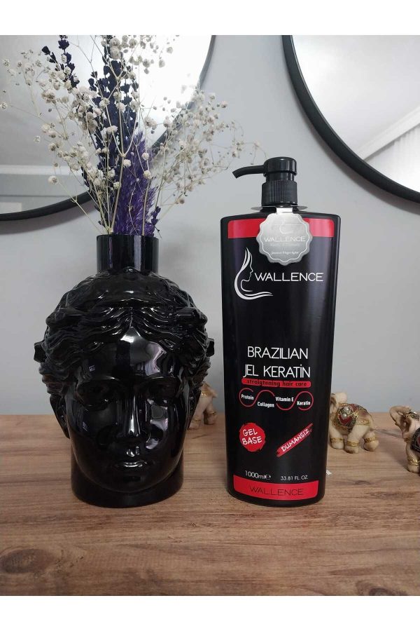 کرم مو اورجینال برند Wallence مدل Keratin Treatment Gel 1000 ML کد 789746263 - Image 2