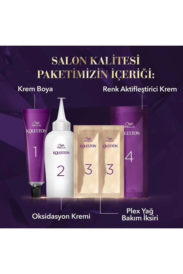رنگ مو اورجینال برند Wella مدل Koleston Supreme Saç Boyası کد 771886286 - Image 5