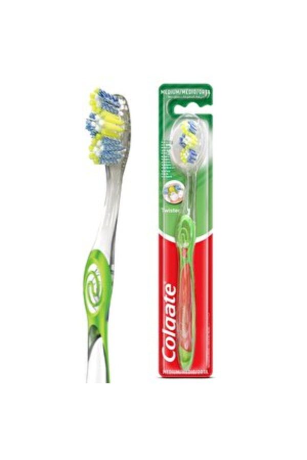 مسواک دستی اورجینال برند Colgate مدل Twister Diş Fırçası Orta کد 780152166