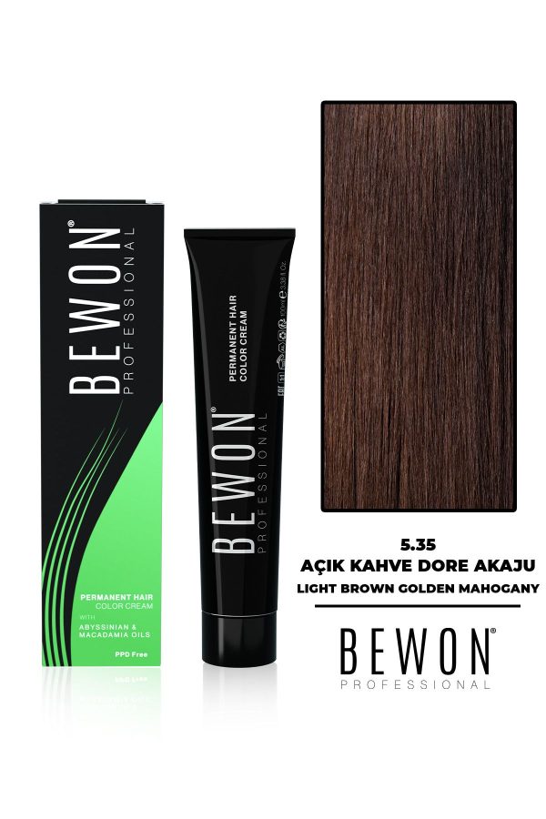 رنگ مو اورجینال برند Bewon مدل Açık Kahve Dore Akaju کد 774098977
