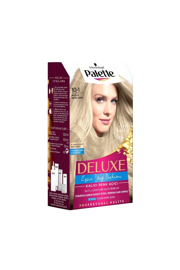 رنگ مو اورجینال برند Palette مدل 10-1 Küllü Açık Sarı کد 363487572