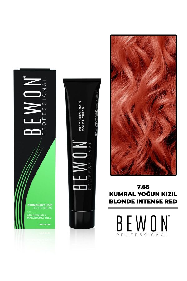 رنگ مو اورجینال برند Bewon مدل Kumral Yoğun Kızıl کد 774099408