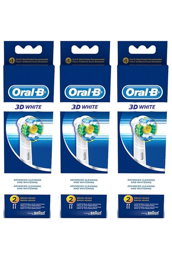 سری یدک مسواک برقی اورجینال برند Oral b مدل EB18 3D White کد 2690070
