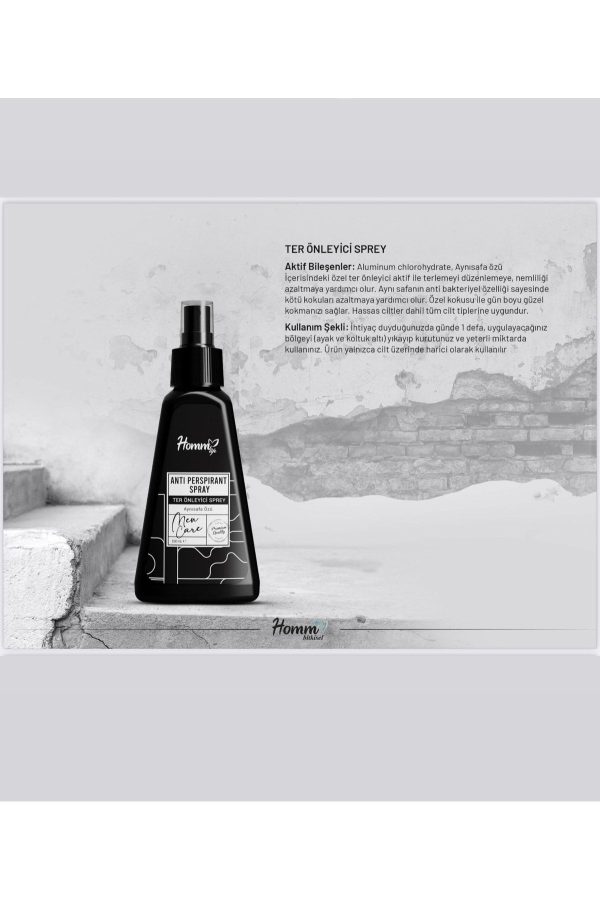 اسپری بدن اورجینال برند Homm life مدل Ter Önleyici Sprey 150 ml کد 214871961 - Image 2