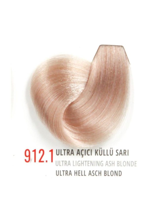 رنگ مو اورجینال برند Arcade مدل 912,1 Ultra Açık Küllü Sarı کد 32029058 - Image 2