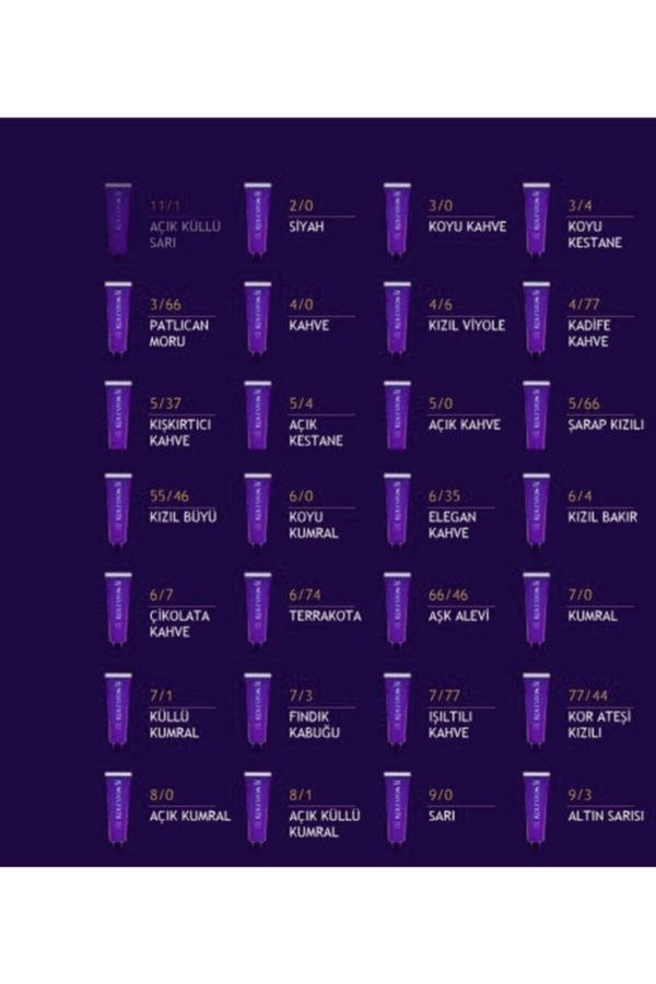 رنگ مو اورجینال برند Wella مدل 2/0 Siyah 2 Adet+boyama Seti کد 71911463 - Image 2