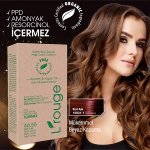 رنگ مو اورجینال برند L rouge مدل Kızıl Aşk Krem Saç Boyası کد 42551948