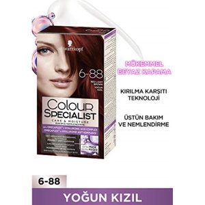 رنگ مو اورجینال برند Schwarzkopf مدل Yoğun Kızıl 6 88 کد 210592444