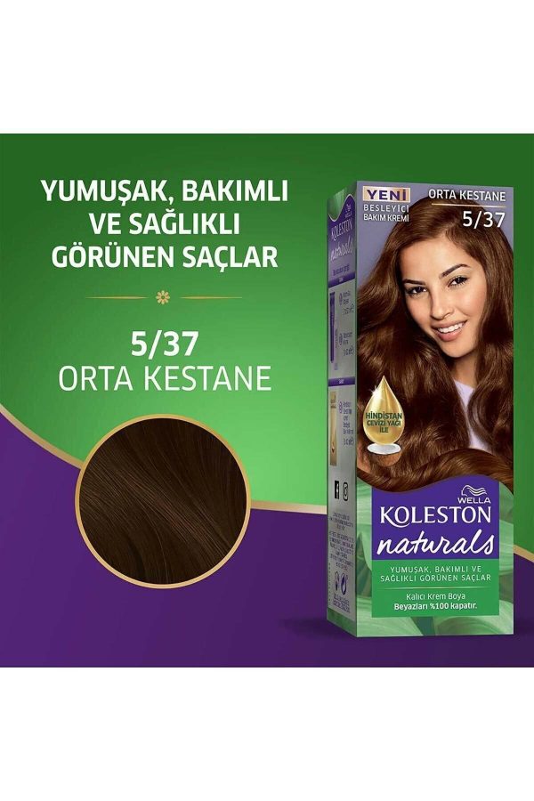 رنگ مو اورجینال برند Wella مدل Orta Kestane 3 Lü Paket کد 158310702 - Image 2