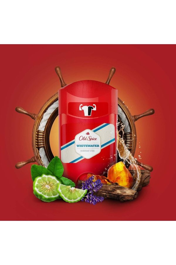 دئودورانت اورجینال برند Old spice مدل Whitewater Stick Deodorant for Men کد 36596812 - Image 3