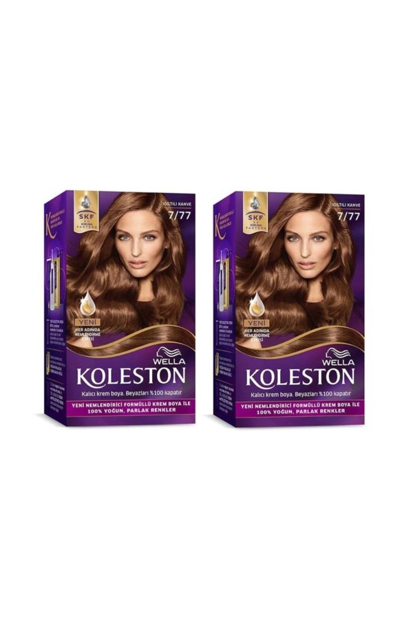رنگ مو اورجینال برند Wella مدل Işıltılı Kahve X 2 Adet کد 265133829