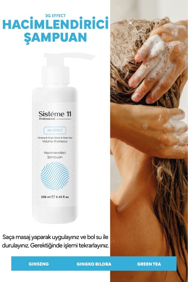 شامپو اورجینال برند Sisteme 11 مدل 11 Hacimlendirici Şampuan 250 ml کد 878290715 - Image 2