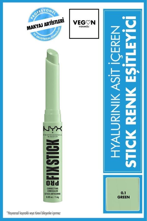کانسیلر اورجینال برند Nyx professional makeup مدل Pro Fix Stick Renk Eşitleyici کد 800529107