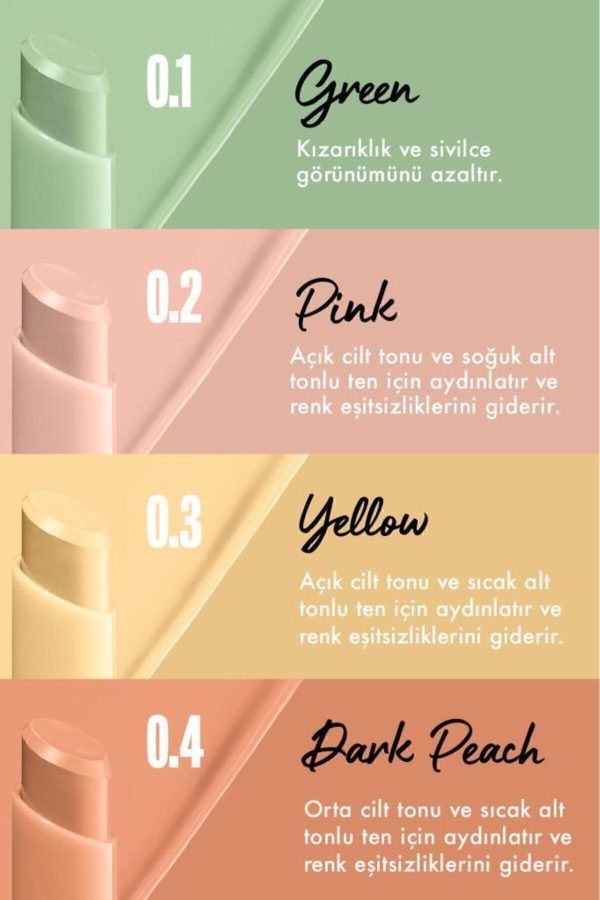 کانسیلر اورجینال برند Nyx professional makeup مدل Pro Fix Stick Renk Eşitleyici کد 800529107 - Image 4