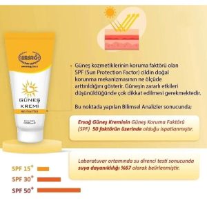 ضد آفتاب صورت اورجینال برند Ersag مدل 50 Factor Sunscreen 100ml کد 6618931