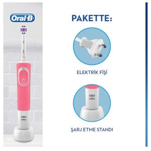 مسواک برقی اورجینال برند Oral مدل D100 Vitality 3D White کد 849180519